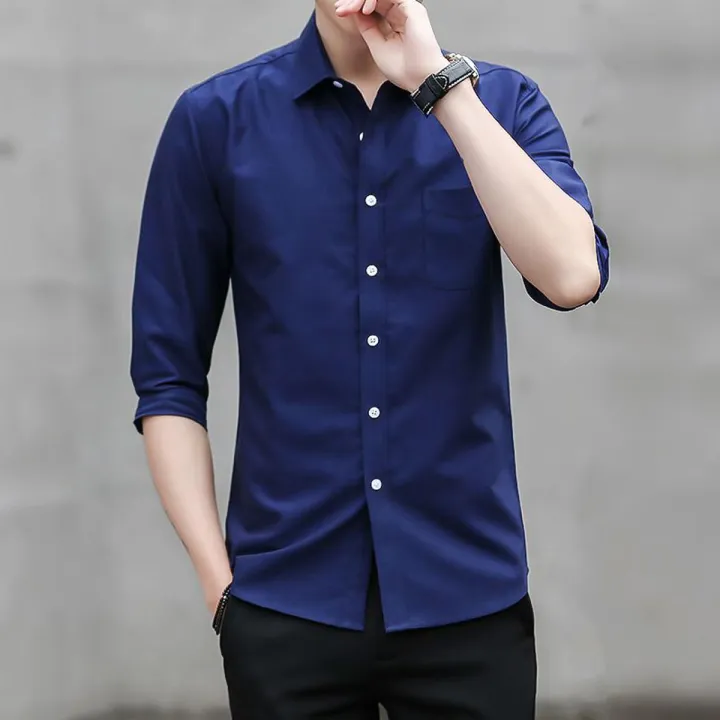 Man Blue Shirt